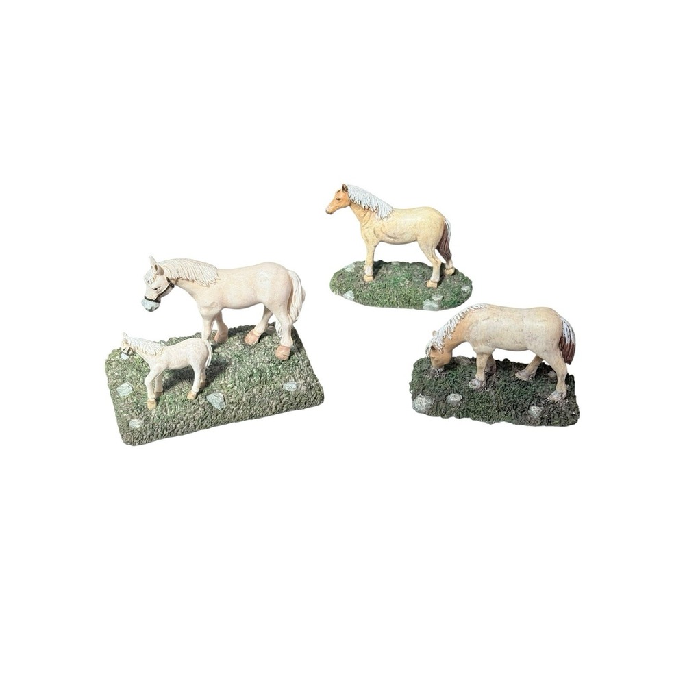 Lang & Wise Collectible‎ COLONIAL WILLIAMSBURG SET OF 3 HORSES No Box Preowned - Picture 8 of 8